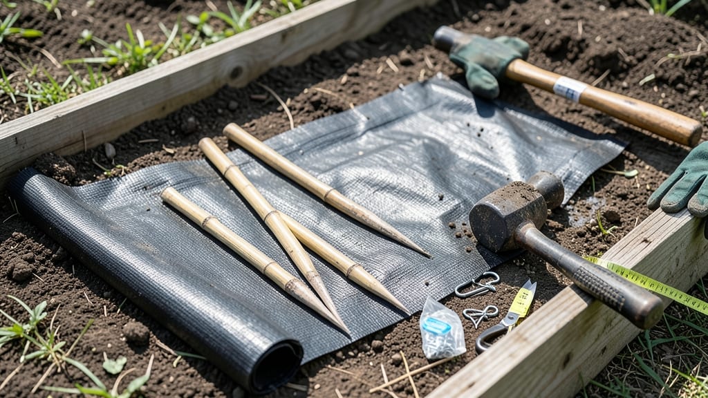Weed Barrier Stakes: Permanent Root Blockade Without Digging