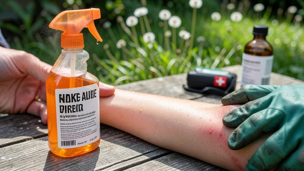 Weed Killer on Skin: Immediate First-Aid Steps and Long-Term Risks Explained