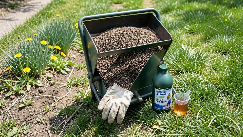 Grass Feed and Weed Killer: Organic Barrier That Stops Weeds Permanently
