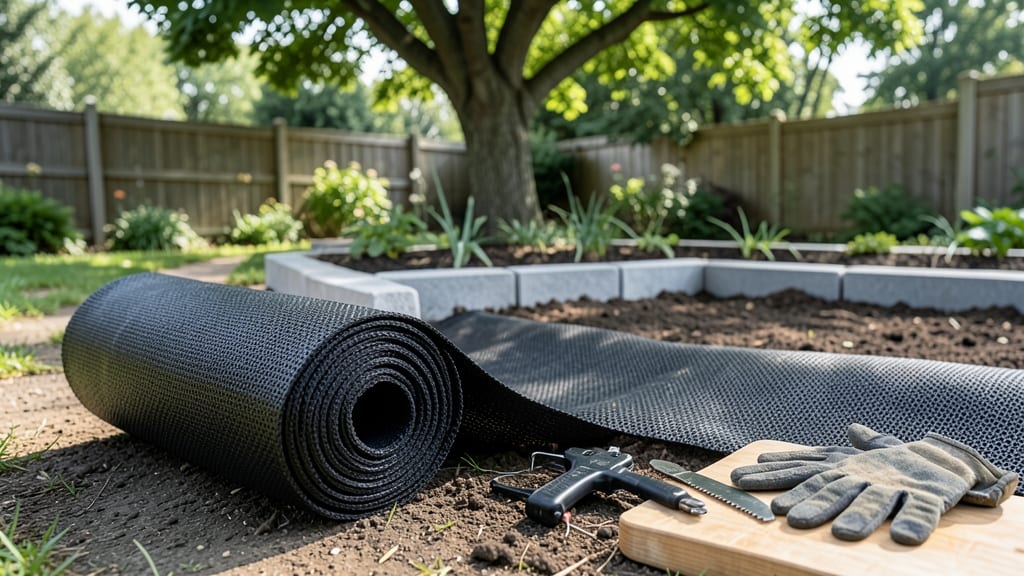Garden Weed Fabric: Root-Blocking Barrier for Permanent Weed Control