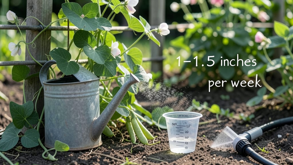 How Much Water Do Pea Plants Need: Soil Check Tricks for Lush Growth Without Rot