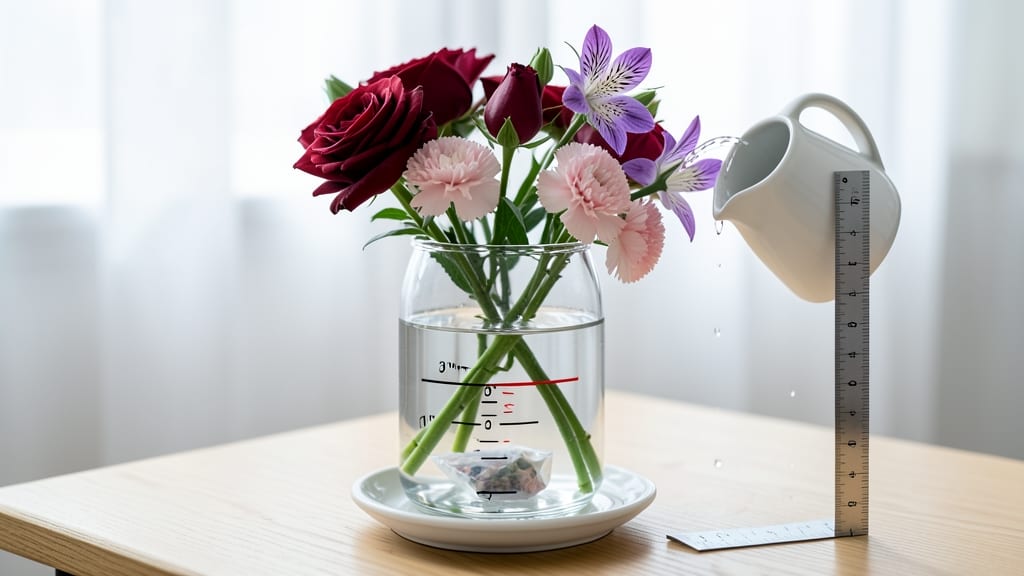 How Much Water in Vase for Flowers: Exact Measurements by Bloom Type