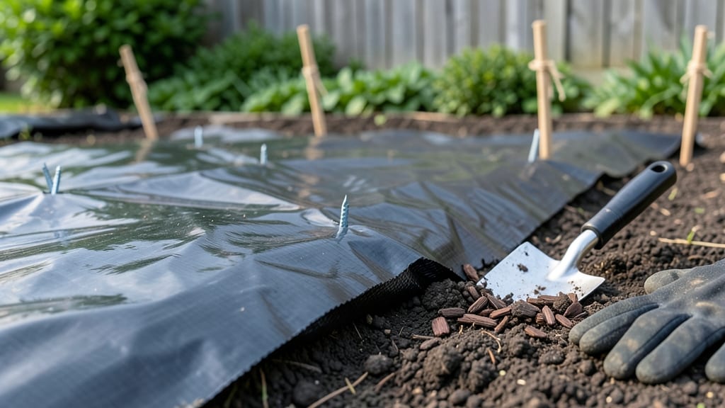 Plastic Weed Barrier: Weed-Free Garden Beds in Minutes