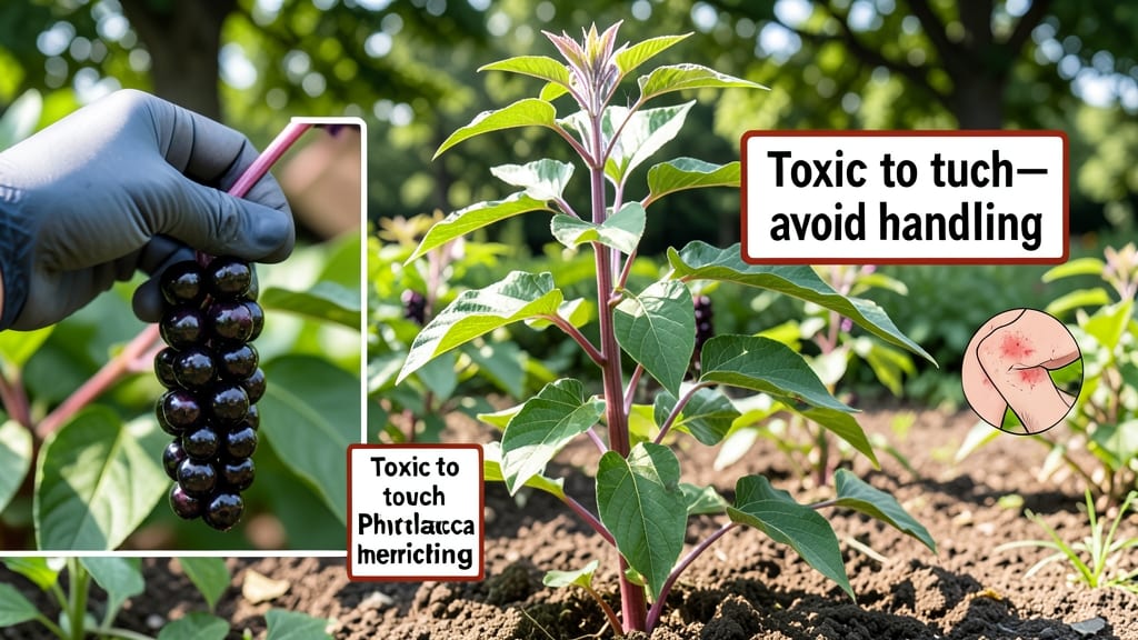 Is American Pokeweed Poisonous to Touch: Skin Contact Risks and Safe Handling Rules