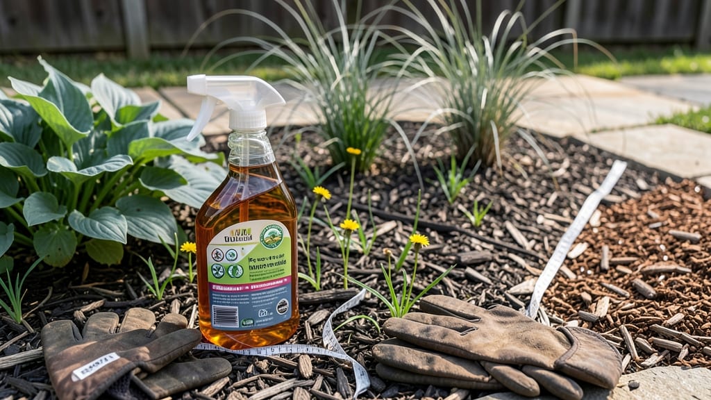 Can You Spray Weed Killer on Mulch: 3 Key Risks to Check Before Applying