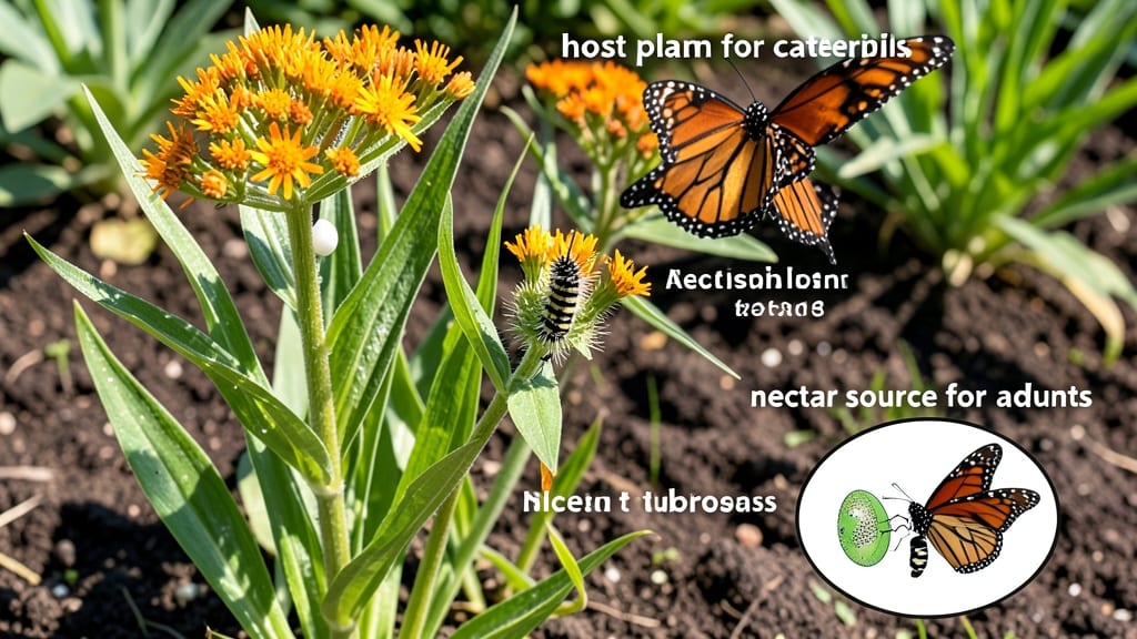 Why Do Monarch Butterflies Need Milkweed: Host Plant Role in Survival and Egg-Laying