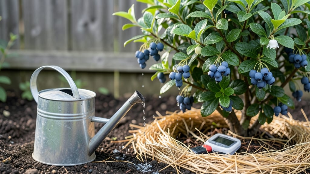 How Much Water Does a Blueberry Bush Need: Seasonal Guide by Growth Stage